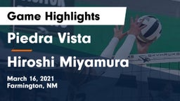 Piedra Vista  vs Hiroshi Miyamura  Game Highlights - March 16, 2021