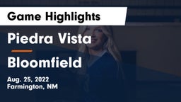 Piedra Vista  vs Bloomfield Game Highlights - Aug. 25, 2022