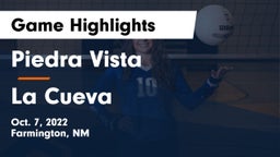 Piedra Vista  vs La Cueva  Game Highlights - Oct. 7, 2022
