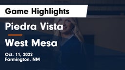 Piedra Vista  vs West Mesa  Game Highlights - Oct. 11, 2022