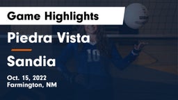 Piedra Vista  vs Sandia  Game Highlights - Oct. 15, 2022
