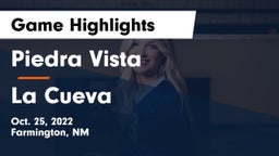 Piedra Vista  vs La Cueva  Game Highlights - Oct. 25, 2022