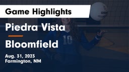 Piedra Vista  vs Bloomfield  Game Highlights - Aug. 31, 2023