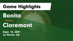 Bonita  vs Claremont  Game Highlights - Sept. 15, 2021