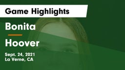 Bonita  vs Hoover Game Highlights - Sept. 24, 2021