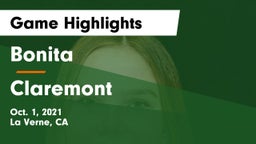 Bonita  vs Claremont  Game Highlights - Oct. 1, 2021