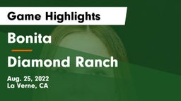 Bonita  vs Diamond Ranch  Game Highlights - Aug. 25, 2022
