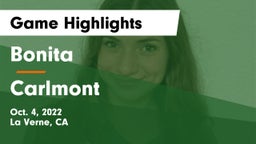 Bonita  vs Carlmont  Game Highlights - Oct. 4, 2022