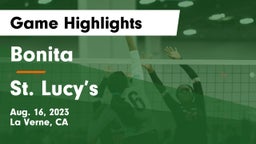 Bonita  vs St. Lucy’s Game Highlights - Aug. 16, 2023