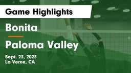 Bonita  vs Paloma Valley  Game Highlights - Sept. 23, 2023