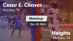 Matchup: Chavez  vs. Heights  2016