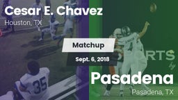 Matchup: Chavez  vs. Pasadena  2018