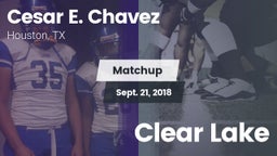 Matchup: Chavez  vs. Clear Lake 2018