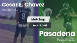 Matchup: Chavez  vs. Pasadena  2019