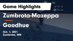 Zumbrota-Mazeppa  vs Goodhue  Game Highlights - Oct. 1, 2021
