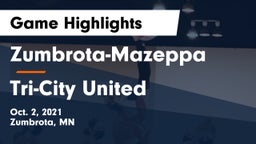 Zumbrota-Mazeppa  vs Tri-City United  Game Highlights - Oct. 2, 2021