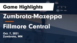 Zumbrota-Mazeppa  vs Fillmore Central  Game Highlights - Oct. 7, 2021