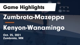 Zumbrota-Mazeppa  vs Kenyon-Wanamingo Game Highlights - Oct. 25, 2021