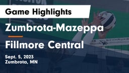 Zumbrota-Mazeppa  vs Fillmore Central  Game Highlights - Sept. 5, 2023