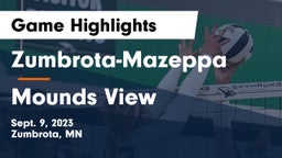 Zumbrota-Mazeppa  vs Mounds View  Game Highlights - Sept. 9, 2023