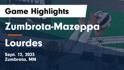 Zumbrota-Mazeppa  vs Lourdes  Game Highlights - Sept. 12, 2023