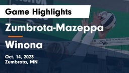 Zumbrota-Mazeppa  vs Winona  Game Highlights - Oct. 14, 2023