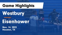 Westbury  vs Eisenhower  Game Highlights - Nov. 14, 2023
