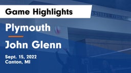 Plymouth  vs John Glenn  Game Highlights - Sept. 15, 2022
