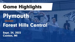 Plymouth  vs Forest Hills Central  Game Highlights - Sept. 24, 2022