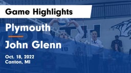 Plymouth  vs John Glenn  Game Highlights - Oct. 18, 2022