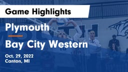 Plymouth  vs Bay City Western  Game Highlights - Oct. 29, 2022