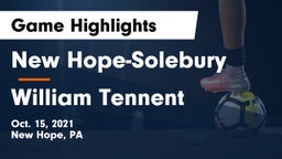 New Hope-Solebury  vs William Tennent  Game Highlights - Oct. 15, 2021