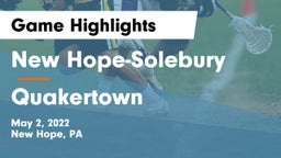 New Hope-Solebury  vs Quakertown  Game Highlights - May 2, 2022