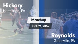 Matchup: Hickory  vs. Reynolds  2016