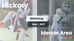 Matchup: Hickory  vs. Mercer Area   2017