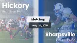 Matchup: Hickory  vs. Sharpsville  2018
