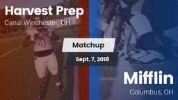 Matchup: Harvest Prep High vs. Mifflin  2018