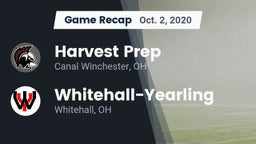 Recap: Harvest Prep  vs. Whitehall-Yearling  2020