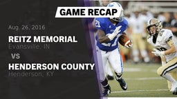 Recap: Reitz Memorial  vs. Henderson County  2016
