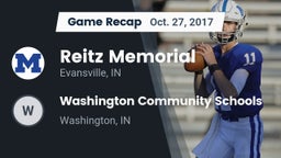 Recap: Reitz Memorial  vs. Washington Community Schools 2017