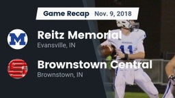Recap: Reitz Memorial  vs. Brownstown Central  2018