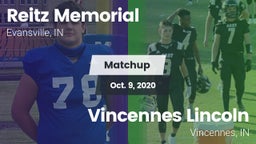 Matchup: Reitz Memorial vs. Vincennes Lincoln  2020