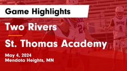 Two Rivers  vs St. Thomas Academy   Game Highlights - May 4, 2024