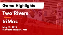 Two Rivers  vs triMac Game Highlights - May 15, 2024