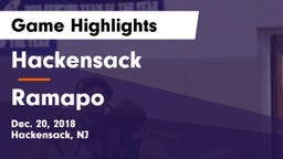 Hackensack  vs Ramapo  Game Highlights - Dec. 20, 2018