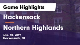 Hackensack  vs Northern Highlands  Game Highlights - Jan. 10, 2019