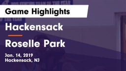 Hackensack  vs Roselle Park  Game Highlights - Jan. 14, 2019