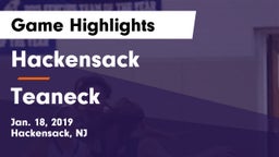 Hackensack  vs Teaneck  Game Highlights - Jan. 18, 2019