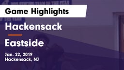 Hackensack  vs Eastside  Game Highlights - Jan. 22, 2019