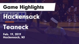 Hackensack  vs Teaneck  Game Highlights - Feb. 19, 2019